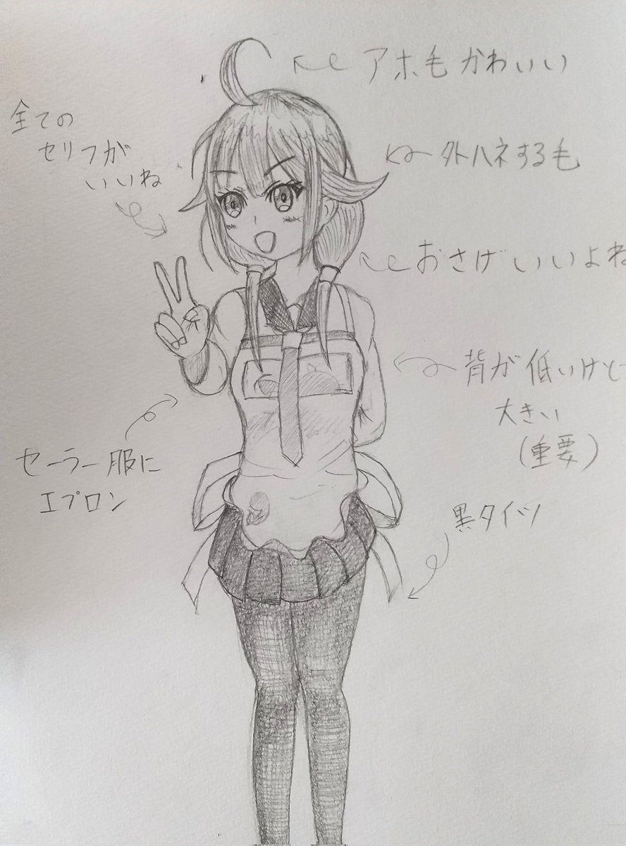 #絵を描き慣れると胸が盛られていくって本当ですか

最初の頃に比べると3倍位になってますねこれは…( ^ω^ ) 