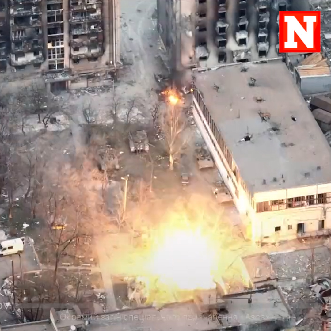 Newsweek on Twitter "Footage posted by the Azov Battalion showed