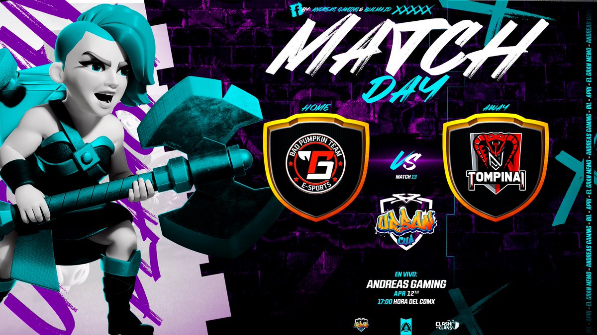 Urban Cup (@urbancup) on Twitter photo 🏆The Urban Cup 🔥Semifinal ☑️
🔥Estas listo para esta gran batalla❓
🔷Cámaras On 🎥
🔴 @BPT_Esports 🆚 <a href="/TompinaiEmpire/">TOMPINAI EMPIRE</a>
⏳5pm🇲🇽
En la página de <a href="/AndreasBexha22/">✨Andreas Bexha🌪</a> 🎙
🔵FB m.facebook.com/andreasbexha22/
🟣Twitch twitch.tv/andreas_bexha
🥳Rifa de pase de Paisaje🥳By <a href="/MCanalex/">marvel canalex</a> 🤗 🏆The Urban Cup 🔥Semifinal ☑️
🔥Estas listo para esta gran batalla❓
🔷Cámaras On 🎥
🔴 @BPT_Esports 🆚 <a href="/TompinaiEmpire/">TOMPINAI EMPIRE</a>
⏳5pm🇲🇽
En la página de <a href="/AndreasBexha22/">✨Andreas Bexha🌪</a> 🎙
🔵FB m.facebook.com/andreasbexha22/
🟣Twitch twitch.tv/andreas_bexha
🥳Rifa de pase de Paisaje🥳By <a href="/MCanalex/">marvel canalex</a> 🤗