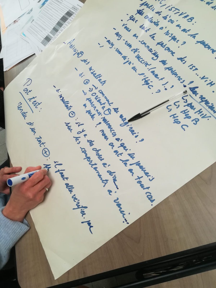 COREVIH_Alpin's tweet photo. [Formation] J2 des formations #TRODS #VIH #VHC #VHB sur @VilledeChambery. Ça bosse dur pour préparer les entretiens pré et Post trod... ❤️ sur le "nous, on est là en tout cas". https://t.co/I3h5MdRt0X