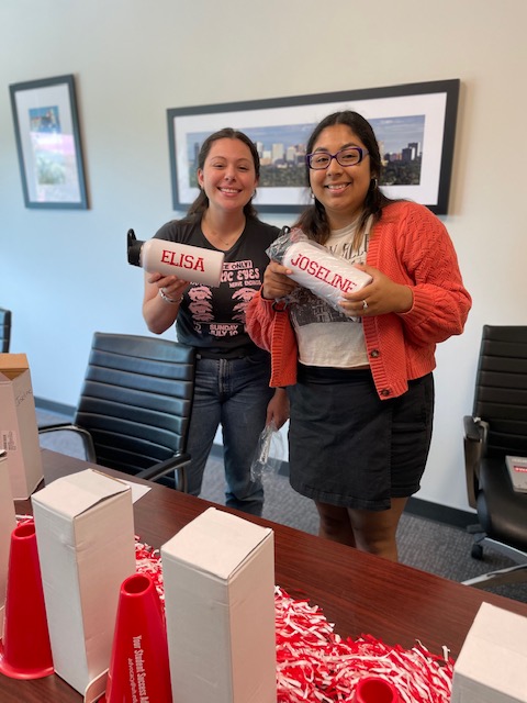 UHDOS's tweet photo. We are showering our students this week with daily treat bags! Elisa and Joseline are amazing, talented, and dedicated student staff and we are grateful for their contributions to our DOS TEAM. #StudentSuccess #StrongerTogether https://t.co/ChiSS6t50D