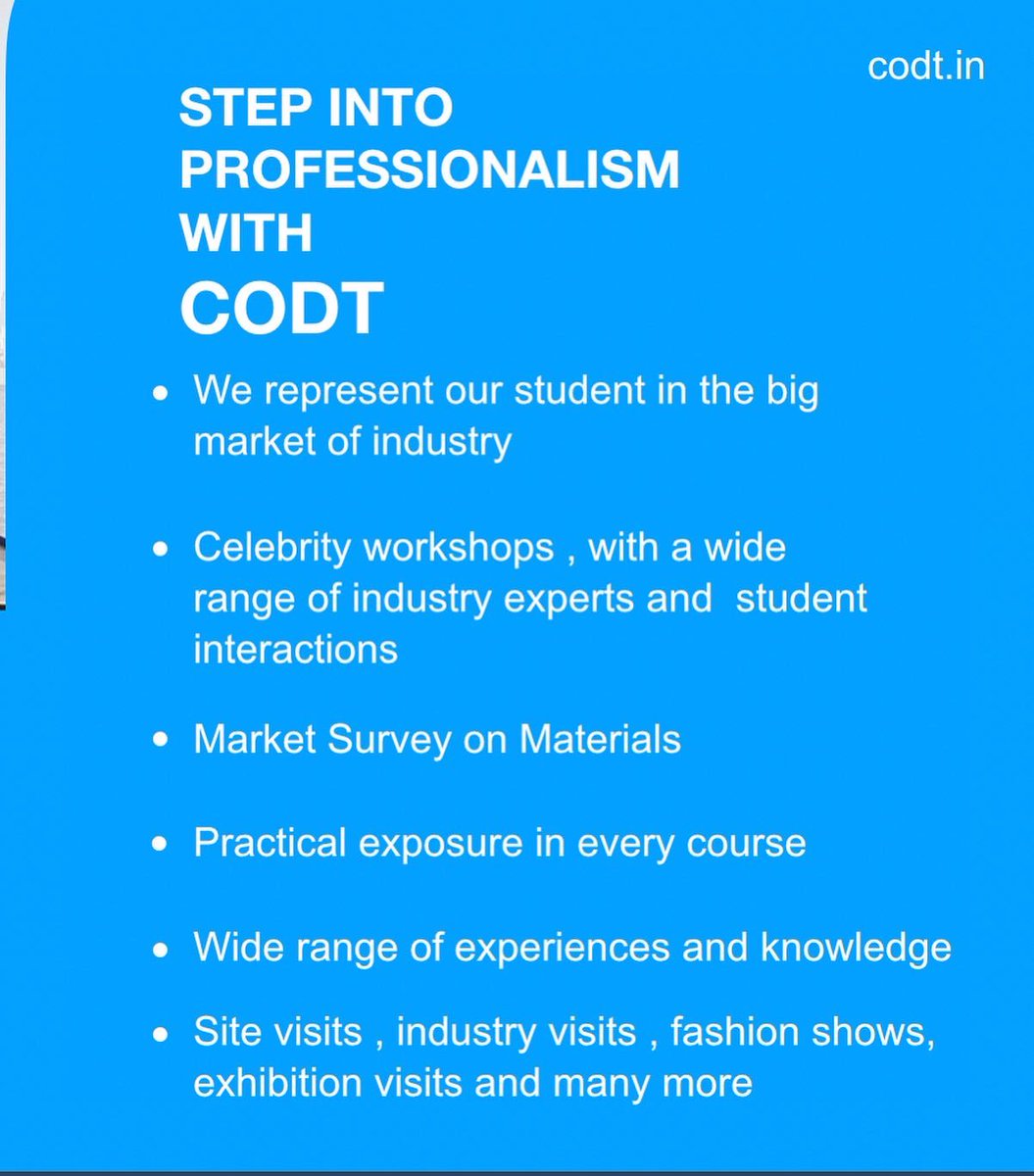 codtcorporate's tweet photo. 6 Months Short Course In Interior Design @codtcorporate 
Admission open… 

#design #interior #interiordesign #interiordesigner #designer #homedesign #architecture #construction #illustration #concept #abstraction #sustainability #interiorstyling #codt #admissionopen https://t.co/nWpx7mWCsU