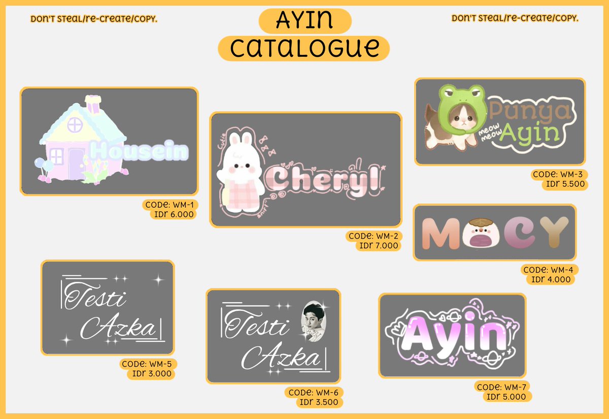 haii kak!!! <a href="/tauxzrus/">ay</a>  open request layout, wm &amp; qr deco nihh. pengerjaannya juga cepat [ 0-3 jam ] 🌼!

☆: qris /all e-wallet.