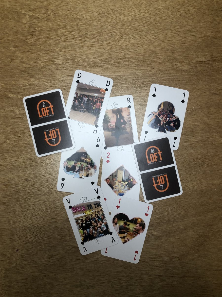 Un jeu de cartes aux couleurs du Loft! Plutôt chouette non ? 🤩
#lavieauloft