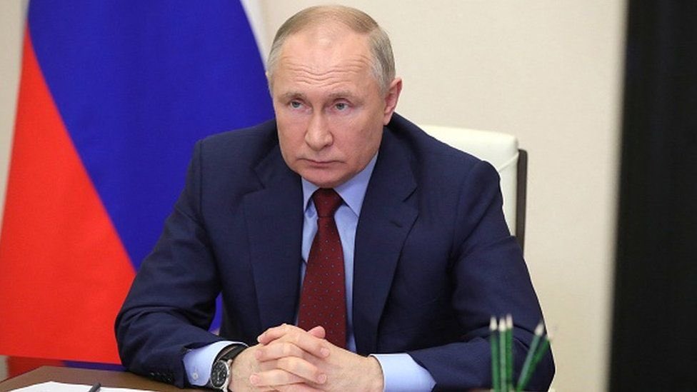 IAYouthCollect's tweet photo. NEW: President Putin states that the Ukraine and Russia conflict is “tragic” but Russia had “no choice”.

#Ukraine #Russia #UkraineRussiaWar https://t.co/saKMM2C318