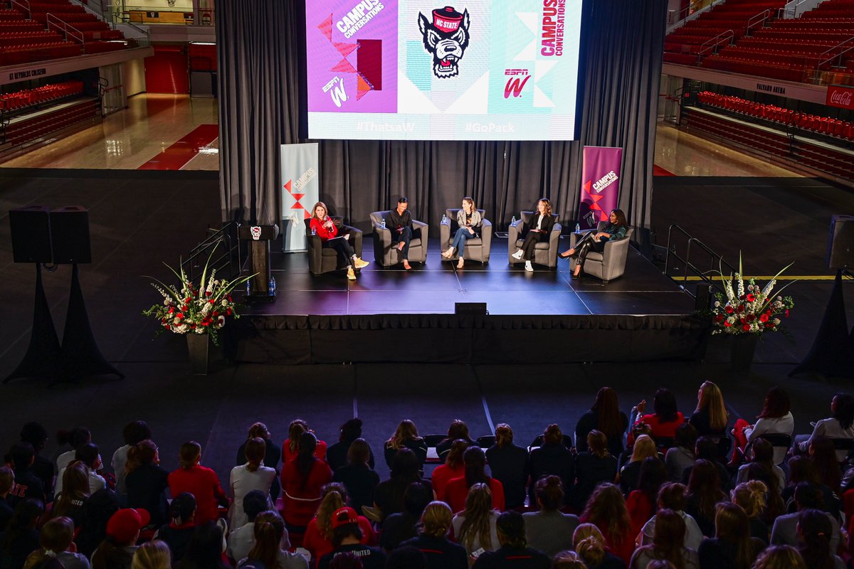 Last night we celebrated our powerful women in sport with <a href="/espnW/">espnW</a>'s Campus Conversations. 

Our #WolfpackWomen are unstoppable.
#ThatsaW #StrengthInThePack 🐺