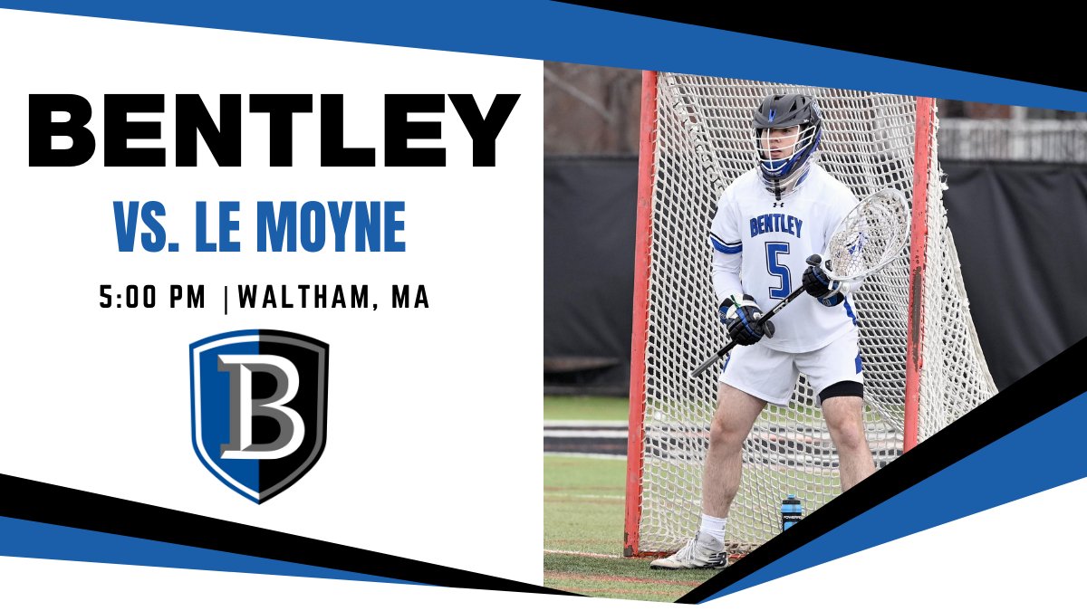 BentleyFalcons's tweet photo. Big game this afternoon for Men's Lacrosse 👊

The No. 16 ranked Falcons (6-2, 5-1 NE10) host No. 2 ranked Le Moyne (9-1, 5-0 NE10).

The game gets underway at 5:00 PM.

NE10 Now: https://t.co/HJQ6bRE0aE
Live Stats: https://t.co/1n0QpzbIGo https://t.co/MsWYGbdyo7