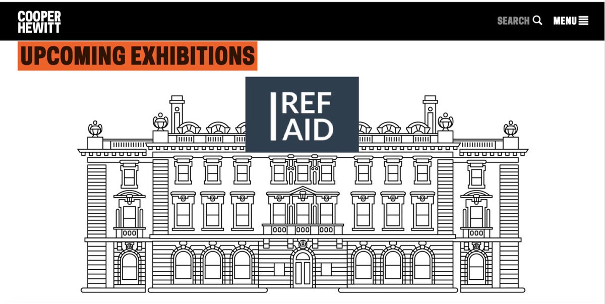 refugeeaidapp's tweet photo. RefAid will be exhibited in the #DesigningPeace exhibition at the Cooper Hewitt, Smithsonian Design Museum in June! "The exhibition features design projects from around the world that look at ways to create and sustain more durable peaceful interactions." Thank you @cooperhewitt https://t.co/yS7q66dkro