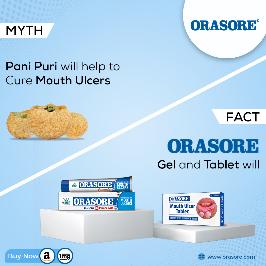 orasoregel's tweet photo. First time in India 🇮🇳
Complete treatment for #MouthUlcers👌

✅ #OrasoreGel for quick #PainRelief and #OrasoreTablet for complete treatment from Mouth Ulcer! 👍👍
✅ #Orasore is the Most Effective Brand For Mouth Ulcers in India.
✅ Buy Now on Amazon 👉 https://t.co/Y5aIXG7Fww https://t.co/C3pR9rVx42