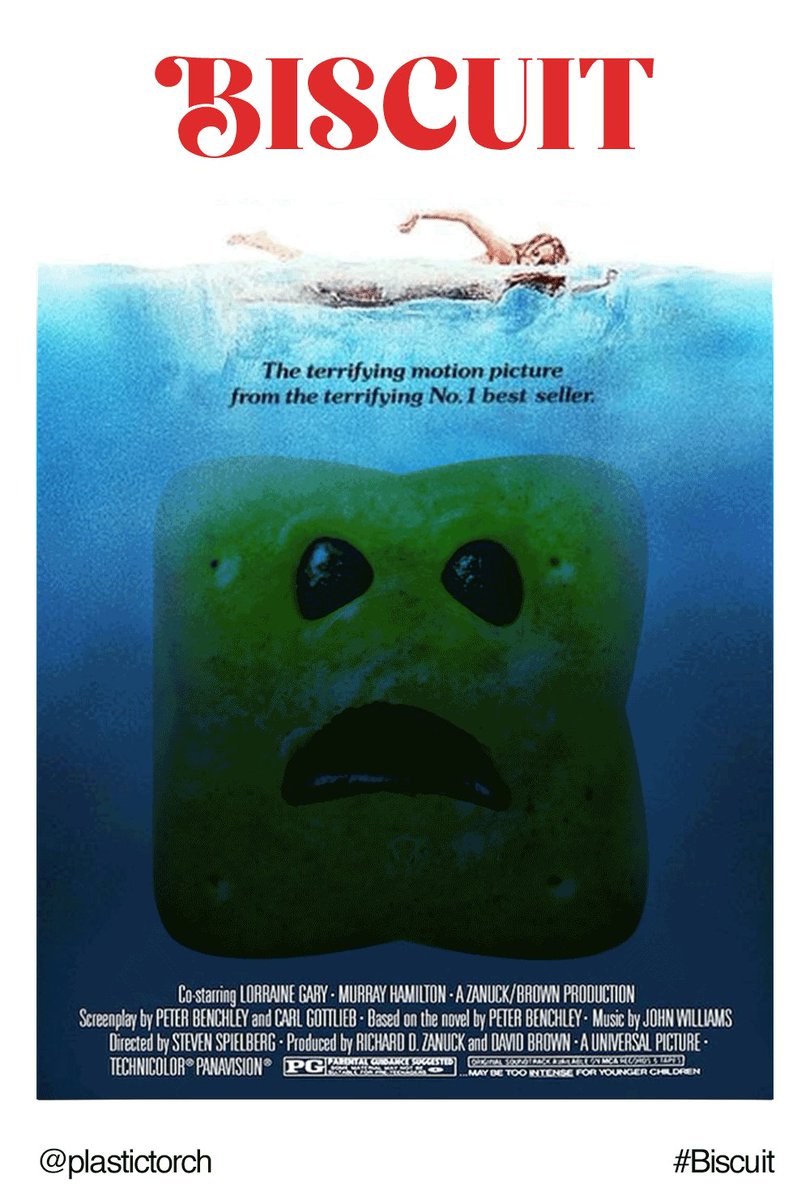 mlangidesign's tweet photo. Jaws reimagined @OneMinuteBriefs #Biscuits 
#OMBLE #OneMinuteBriefs https://t.co/G89Mh8vb3s