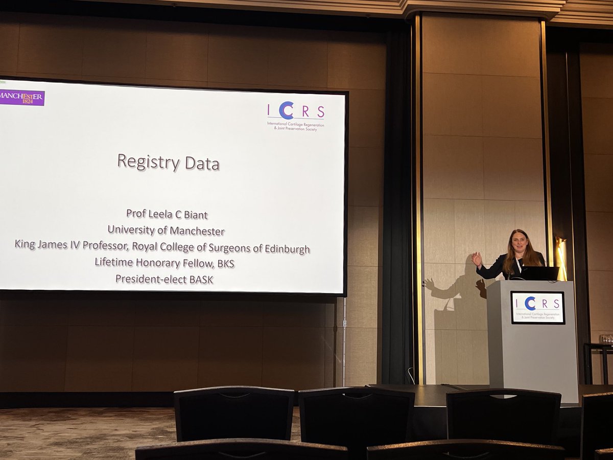 Daniël Saris (@sarisnl) on Twitter photo Responsible innovation using registry data @CartilageRepair prof Biant shows us how and why <a href="/LeelaBiant/">Leela Biant</a> Responsible innovation using registry data @CartilageRepair prof Biant shows us how and why <a href="/LeelaBiant/">Leela Biant</a>