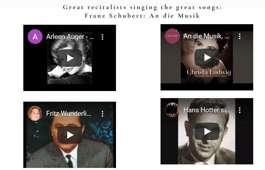 JoyInSinging's tweet photo. Schubert's iconic An die Musik is the latest offering in #CuratedQuartets series.
Visit the JIS web site to experience four legends of the #ArtSong #recital @JoyInSinging
https://t.co/hfiAcexJbi https://t.co/OQxkhef9iF