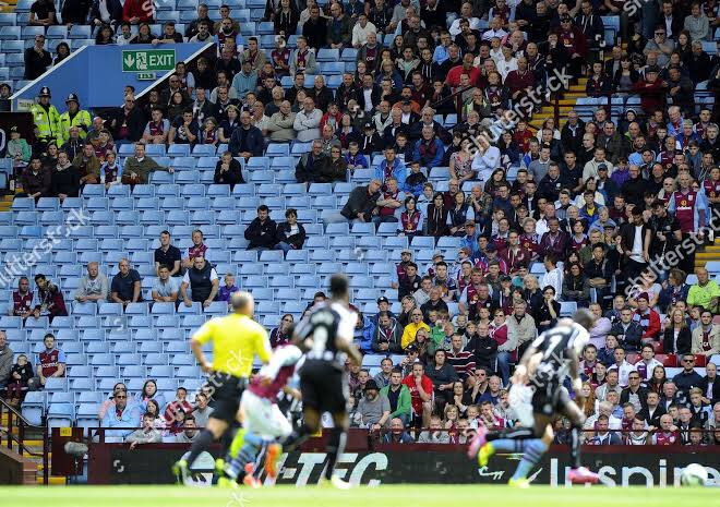 al_barlow's tweet photo. @AVFC_Aston @MCFC_Trey Shame Villa can’t even sell half there seats, embarrassing club shouldn’t be allowed in the Prem with that attendance https://t.co/ZbV5HamLYG