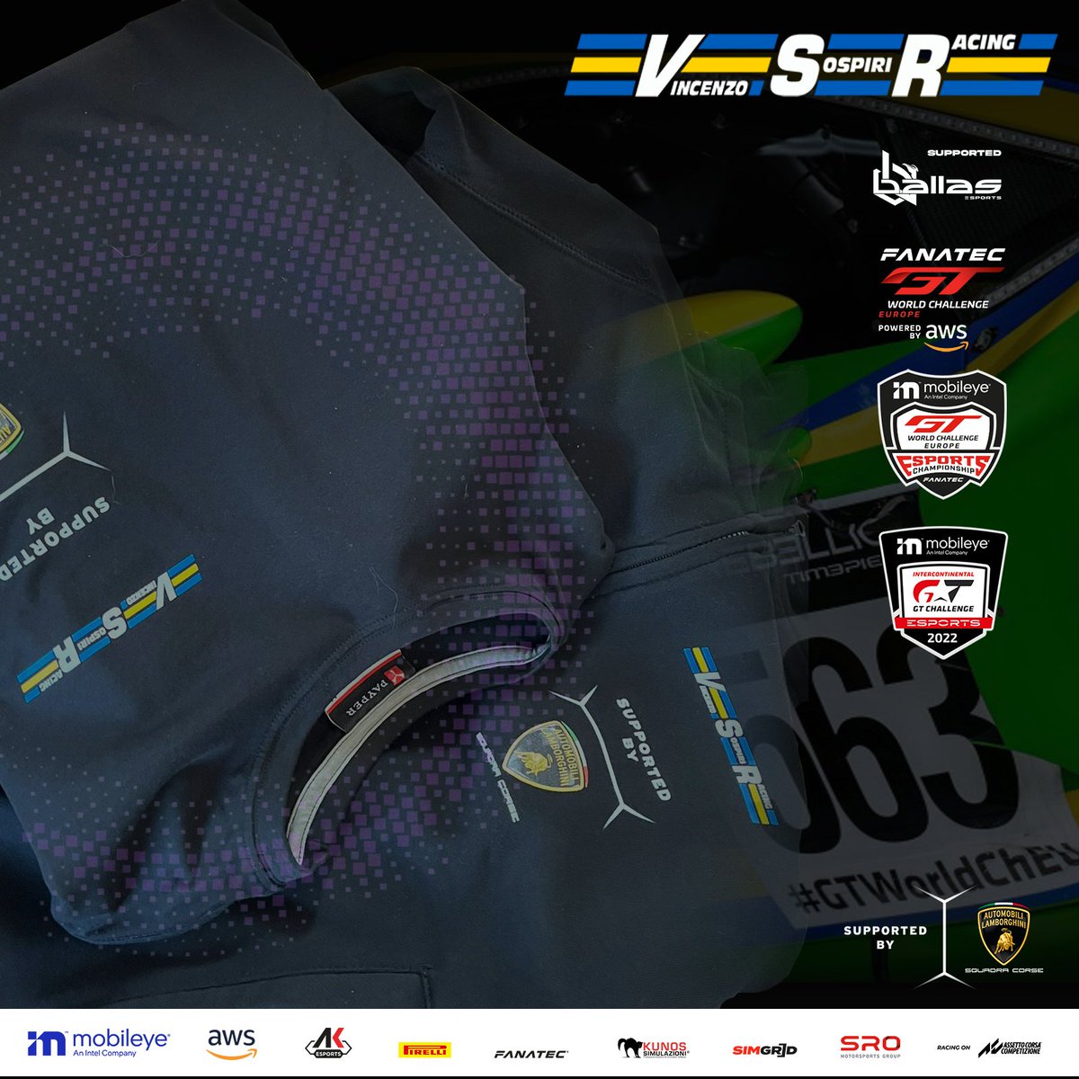 Gladius_C's tweet photo. The new uniforms for the SRO Esports teams have arrived, a big thank you to the @VSRacing1 team who, as always, takes care of us
#simracing #esports #realrace #team https://t.co/y2uQJ586y3