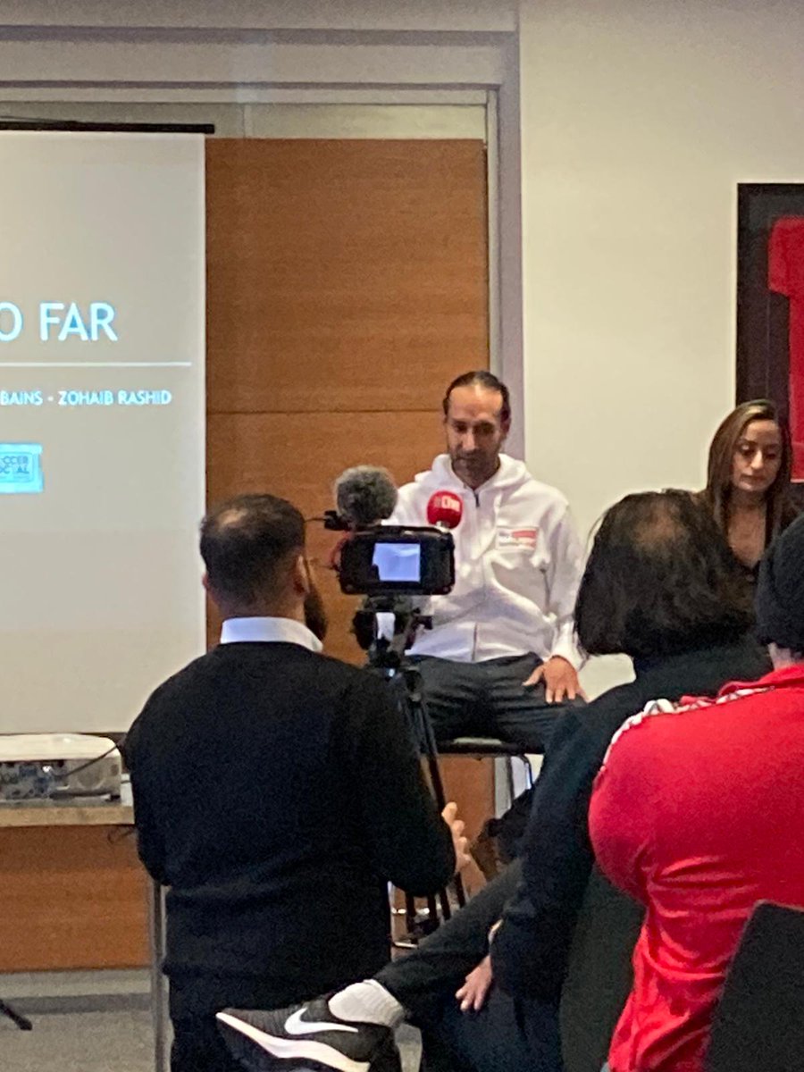 DevTrehan's tweet photo. So grateful to everyone who came to @leytonorientfc last night to celebrate South Asians in Football 🙏 250 folks travelled from as far afield as #Blackburn #Derby #Hereford #Leicester &amp; #Newcastle. Clear message - The game needs to deliver for British South Asians in Football ⚽️ https://t.co/07bHBwg4oo