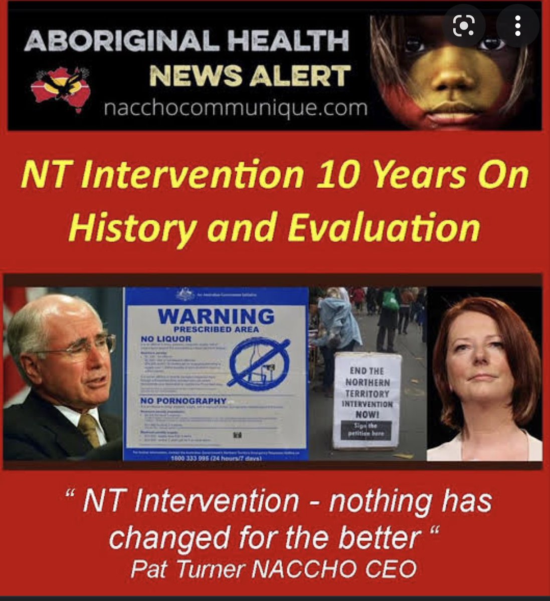 Asmitas69982783's tweet image. #NUrsing1008 NT intervention was formed to address violence , child abuse in indigenous communities but government failed due to lack of  consult with #firstnationpeople result increases the self harm among the community which is the worse part .