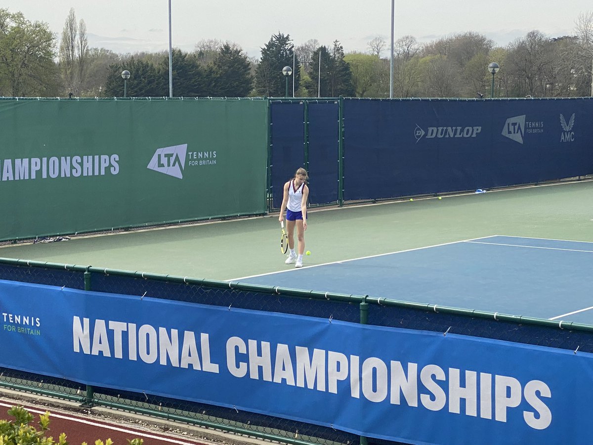TrentSport's tweet photo. Big well done 👍 to Ruby who progresses to the 1/4 final of the U16 National @LTACompetitions after her two set win today! Big 👏 also to @TrentCollege Year 10 Ben who made the qualifying round of the same competition. #TrentSport #GoFurther #GoRuby https://t.co/7wO4NRsr4e