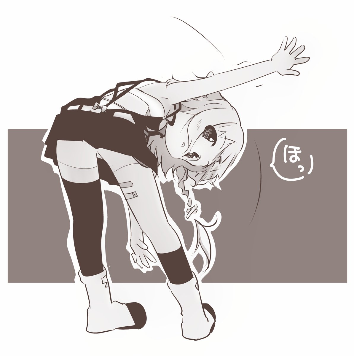 おねちゃ。
よくわからない構図で髪の毛、ほんとどうなってるのか分からないから今度やってみせて…みせて… 