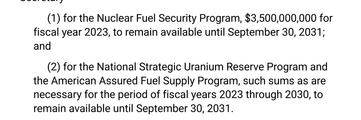 Breaking Uranium! Sen Manchin's New Bill Budgets  $3.5 billion dollars for U.S. Uranium Reserve and nuclear fuel!!!
S.4064 - International Nuclear Energy Act of 2022 
#uranium #stocks #commodities #oil