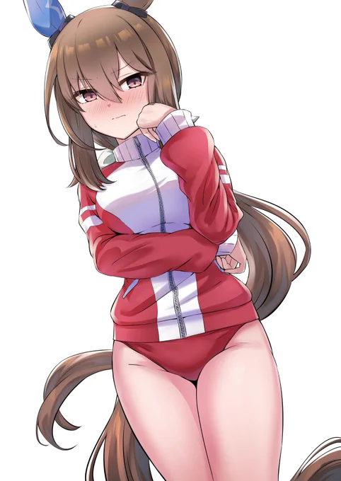 Skebより ジャージブルマアヤベさん(+差分) #ウマ娘 