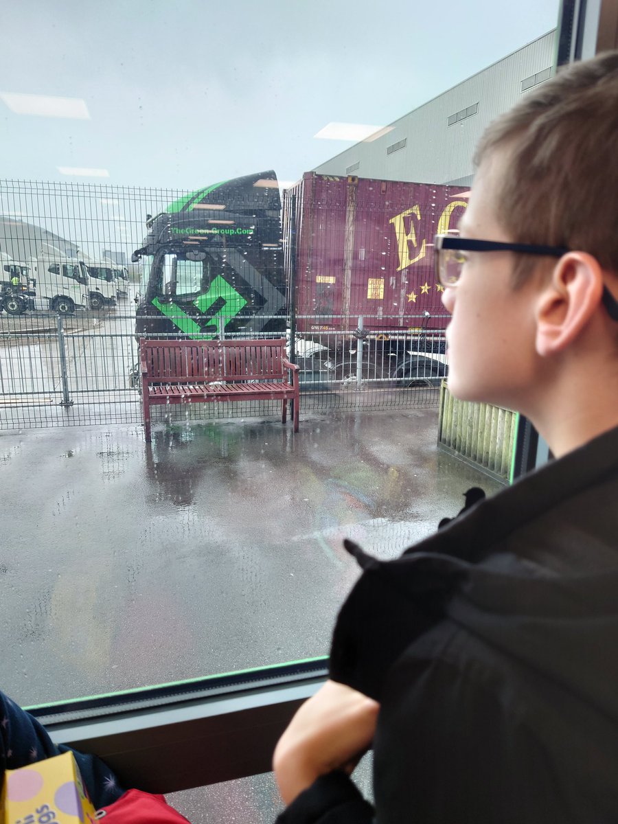 VickyLouJames's tweet photo. Thank you to @ASDAWARRINGTON for Dylan's visit to see the trucks this morning. Dylan takes great delight in watching trucks and he delightedly jumped into the truck for a ride on our visit to Warrington DC today. Made his day as did the gifts he received too ♥️♥️ https://t.co/KViia2vjLp