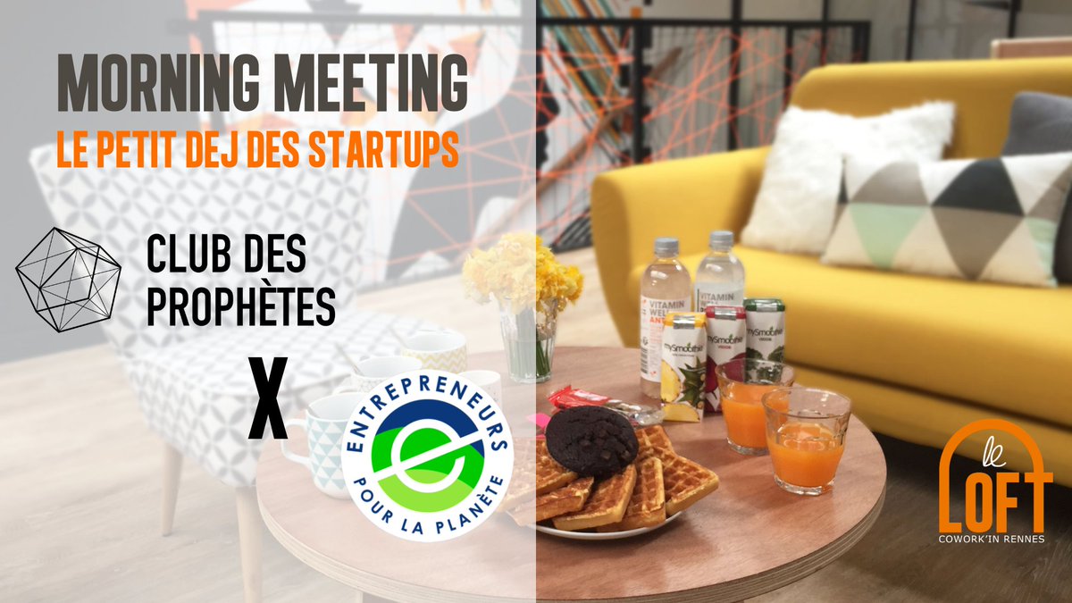 Vous avez prit votre place pour le morning meeting du Loft ? 🤩