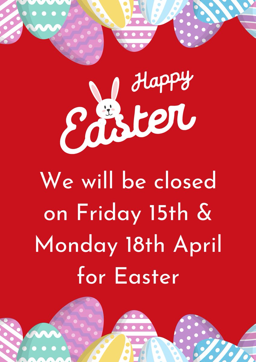 Heartbeat_nwcc's tweet photo. As per Easter coming up, we will be closed on both Good Friday &amp; Easter Monday. Our services will resume as normal on Tuesday 19th and we hope you have a lovely bank holiday weekend! #HeartbeatNWCC #Easter #bankholiday https://t.co/jX9KPlHoMr