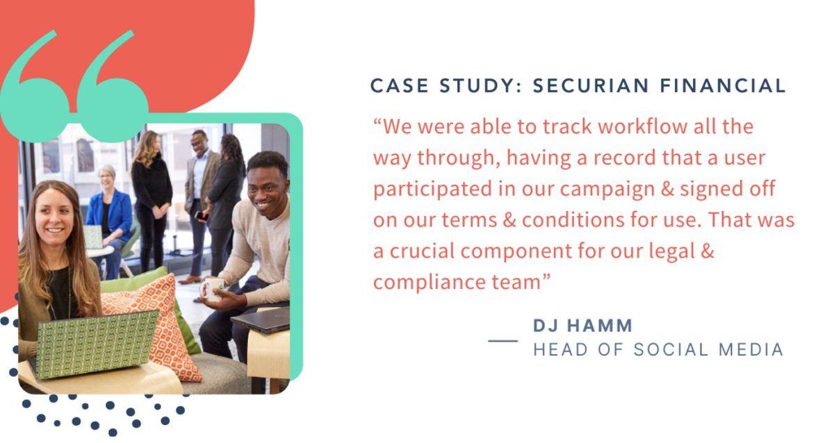 sameer_kamat's tweet photo. Gaining approval to use content is 🔑   to a successful UGC strategy - no matter which industry you're in. Learn how Securian Financial tackled that process with TINT's help.

https://t.co/x08wBIEgCZ https://t.co/RjwIfhRUFI