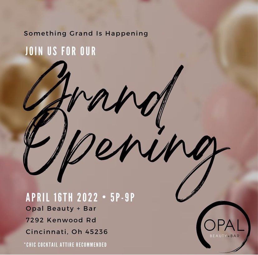 EmilyVROOOM's tweet photo. My homegirls nail bar has its grand opening on Saturday! I’m so proud of her. If you’re in Cincinnati Ohio area please RSVP go find your new favorite spot! https://t.co/3WL6ctyiKg
