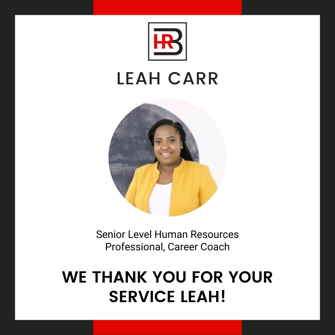 Blackhrpc's tweet photo. Our Vice Chair, Membership & Volunteer Engagement Committee, Leah Carr works tirelessly to better #BlackHRPC every day. Her experience has allowed her to adapt quickly and understand these fields on an even deeper level. Thank you for everything you do
for our community Leah. https://t.co/Hi5ZXtnGnL