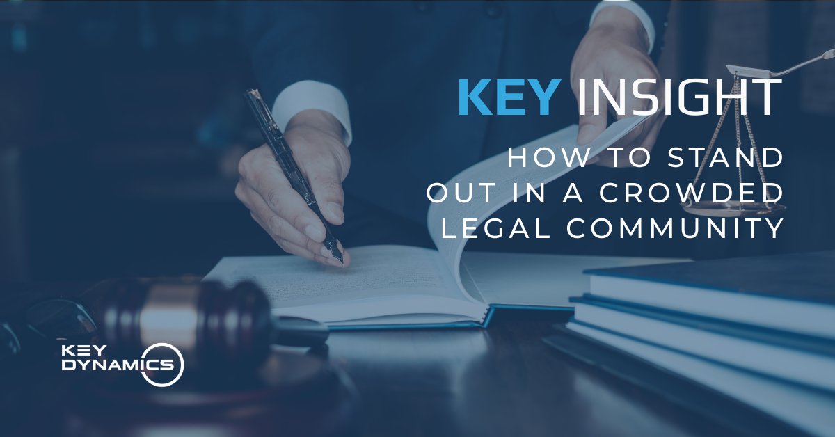 KeyDynamicsHQ's tweet image. Nowadays, the legal world can be overcrowded — it's hard for attorneys to find a good referral. Check out our latest blog to learn ways to set your firm apart! bit.ly/3NliA2A