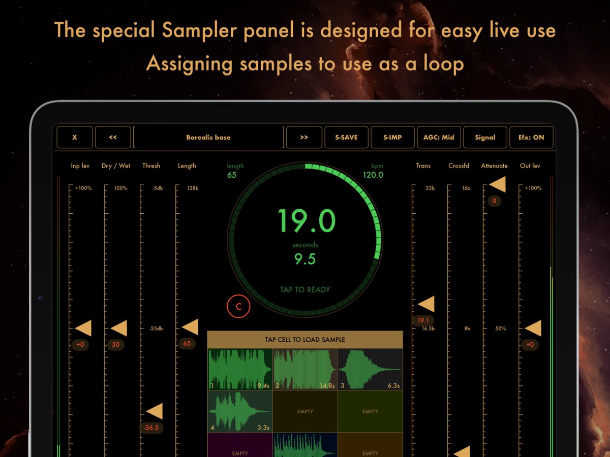 zzzwiw's tweet image. SpaceFields 1.2 just released! More: motion-soundscape.blogspot.com/2022/04/signif… #spacefields #sampler #update #ambient #experimental #noise #generative #sounddesing #mobilemusical #mobilemusic #iosapp