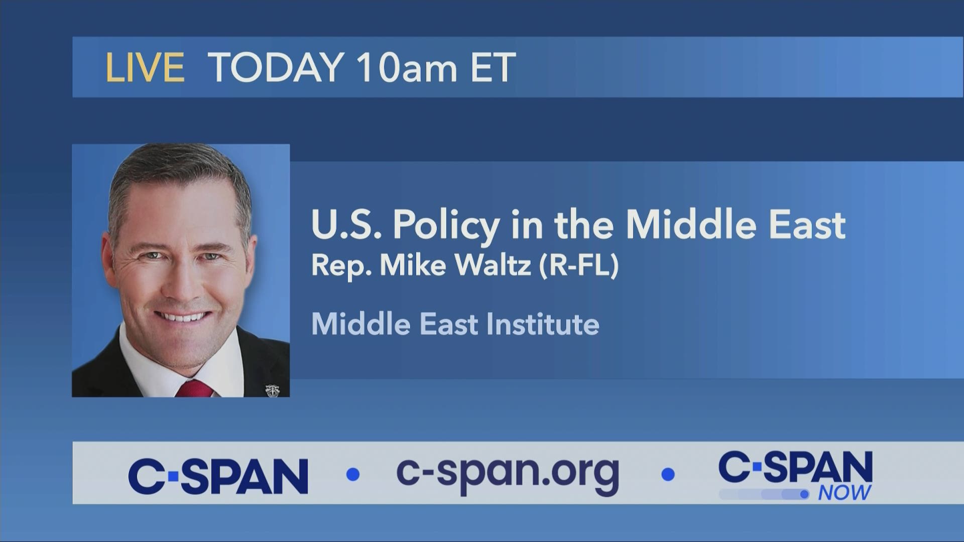 CSPAN on Twitter: "Today on C-SPAN: 10am - Conversation with Rep