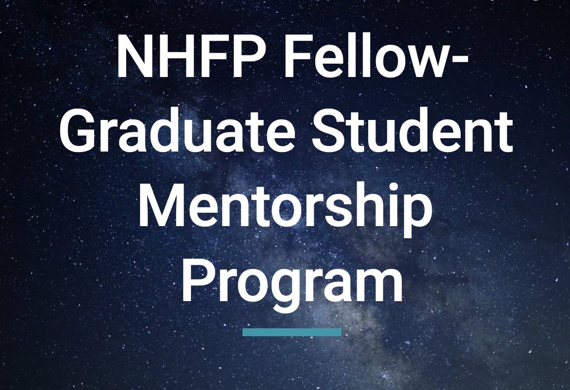 The grass-roots, NHFP Mentorship Program is still accepting interest statements (short paragraph of your background/goals + CV, entirely used for matching to a mentor).

The interest form will stay open until **Apr 22, 2022** -- 1 extra week.

nhfp-equity.org/mentorship-pro…