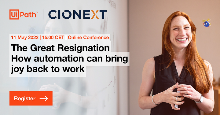 MsCatalinaCoca's tweet photo. The Great Resignation created as many opportunities for people, as challenges for companies. Join us along with @UiPath Chief Culture Officer, Andreea Baciu, for a discussion on how #automation can bring joy back to work!

https://t.co/igLXldRMHG https://t.co/Ggb1XhJEi2