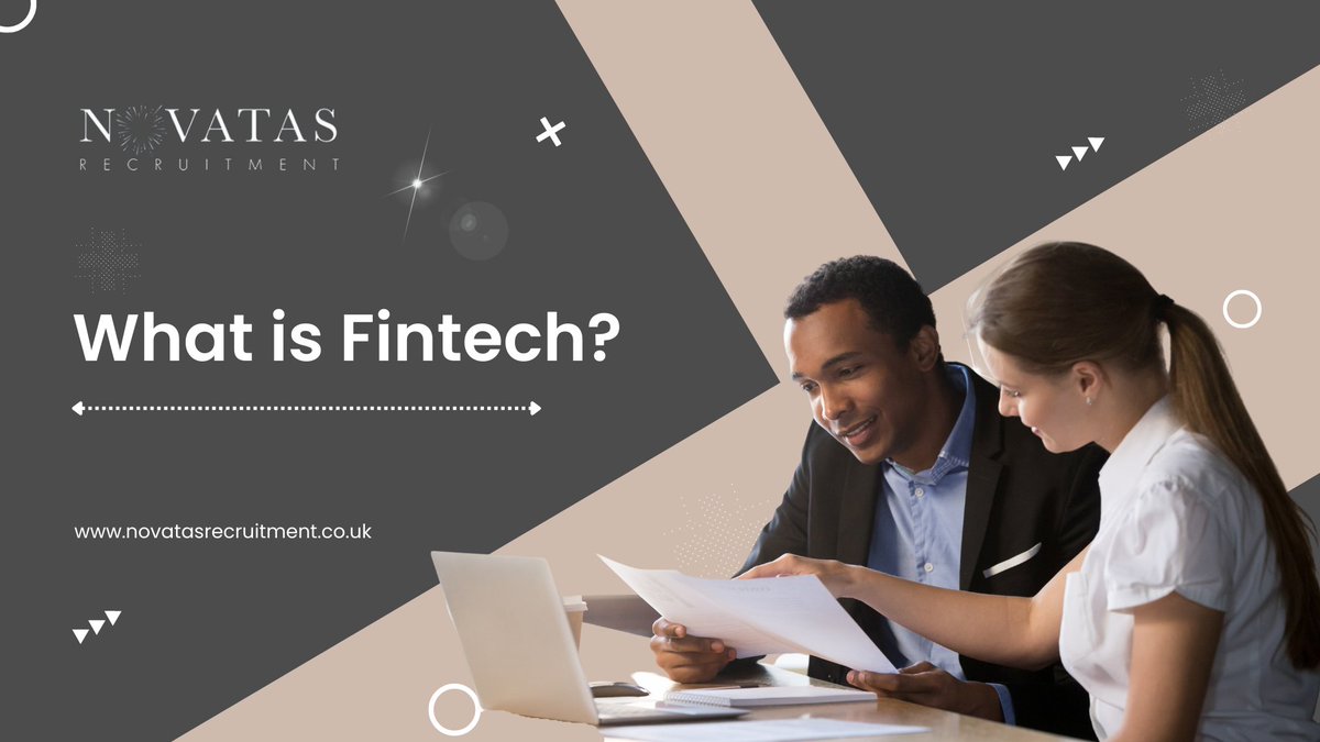 Novatas_ltd's tweet photo. Fintech is the technology and innovation that aims to compete with traditional financial methods in the delivery of financial services.

It makes financial transactions easier for consumers and businesses.

We have a variety of roles within the industry: https://t.co/QqdIrgo8sL https://t.co/12unlisjKe