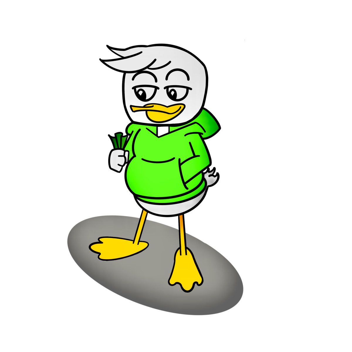 BoolyonBlockHDZ's tweet photo. Llewellyn ”Louie" Duck definitely appreciates his weight in GOLD. Morning art post!!!! Drawn by @BoolyonBlockHDZ 🤗 https://t.co/6cstI49VmF