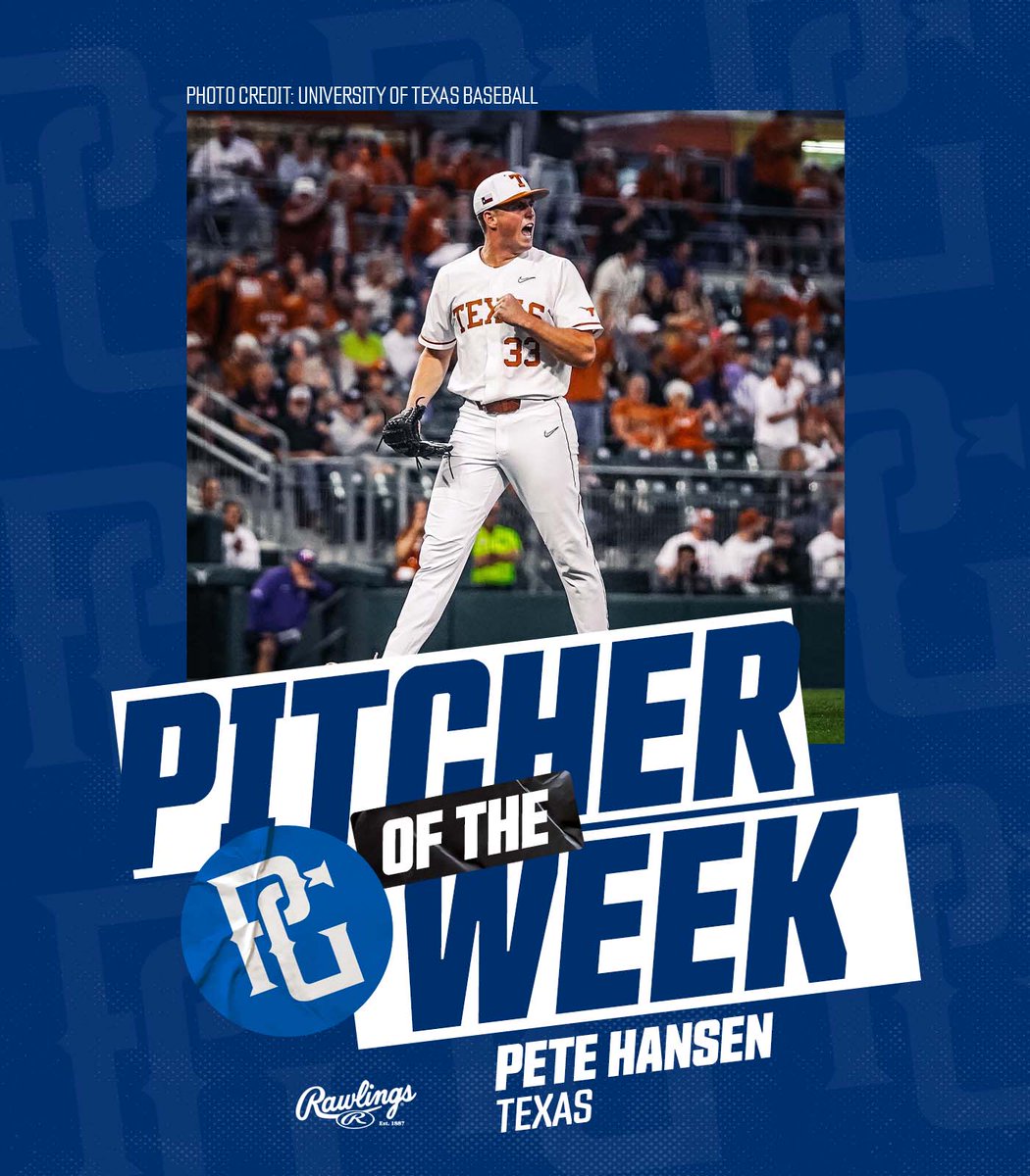 PerfectGameUSA's tweet photo. .@RedbirdBaseball OF Ryan Cermak (@RyanCermak) homered six times last week, including in four straight plate appearances, while @TexasBaseball's Pete Hansen (@peterhansen33) tossed a complete game shutout against TCU.

https://t.co/5cSzLGQ1Gl https://t.co/FUcQTpBcZT