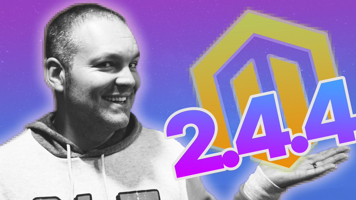 Today's the day -- it's Magento 2.4.4 release time!

Not sure what's new?

Check out my latest YouTube video to learn about all of the major updates released today for Magento Open Source &amp; Adobe Commerce bit.ly/3KAsiMK