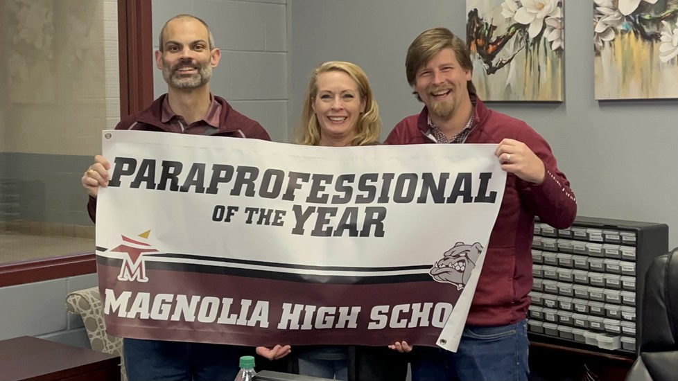 MagnoliaHighTX's tweet photo. What would @MagnoliaHighTX do without our Paraprofessional of the Year?  You keep us going Mrs. Celeste Barrow!  Thank you for all you do!  #LoveServeCare 🐾❤️🐾 @MagnoliaISD https://t.co/Y6pK5ZKpyg
