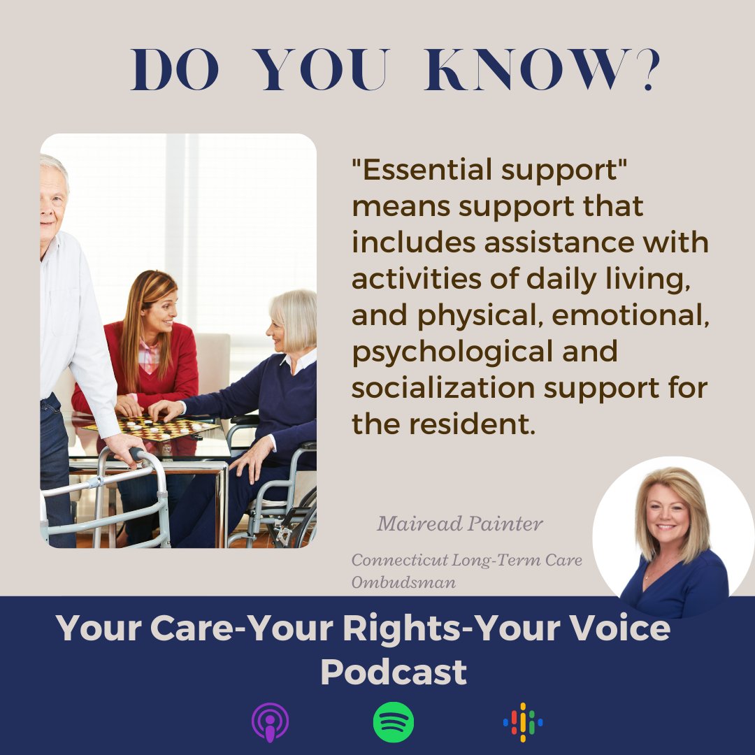 MaireadPainter's tweet image. Having a familiar face on a regular basis means so much to residents' well being. CT guidelines take into consideration that during a crisis like the pandemic,  it's important for an Essential Support Person to have access to their loved ones. 

#longtermcare #essentialsupport