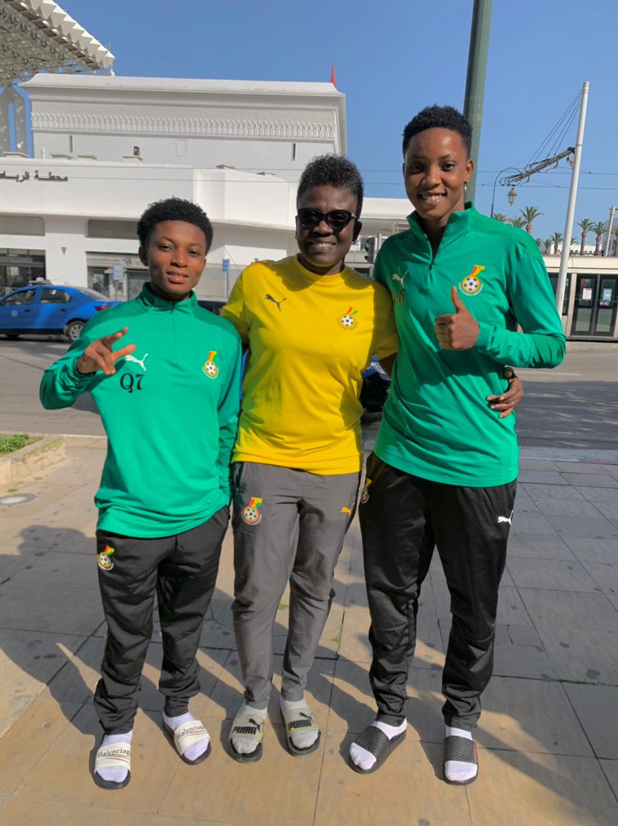 Our prayers and best wishes are with our @Team_GhanaWomen as they face Morocco today... <a href="/AnimaNaomi1/">Anima Naomi</a> and @KerrieMcCarthy