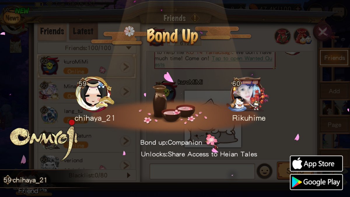 aaroncunanan's tweet photo. Teaming up in the world of Heian! I've become buddies with Rikuhime. Come and join us! https://t.co/JgfHpgNXLU