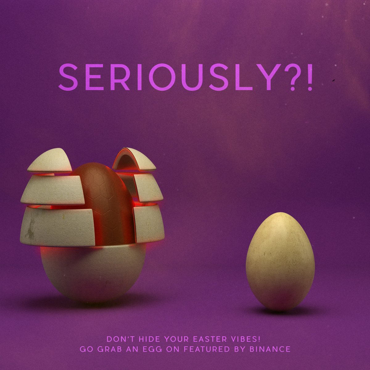 ShellRuin's tweet photo. Don't hide your easter vibes! Go grab an egg on https://t.co/fPSINLwzi4 @FeaturedBinance
#nfts #nft #NFTCommunity #NFTPublication #BNB #featuredbinance #eggs #easter #eastereggs #easteregg #totalrecall https://t.co/1hF0NBWQ2M