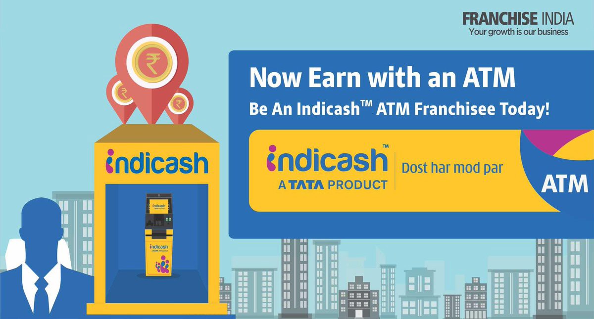 TataIndicash's tweet photo. To aid financial inclusion and drive ATM penetration in the country the Reserve Bank of India has permitted the launch of White Labelled ATMs (WLAs) i.e private non-bank companies to set up, own and operate their own brand of ATMs in the country.
 CONTACT US:9154279615,9154279618 https://t.co/SIskG3R8C9