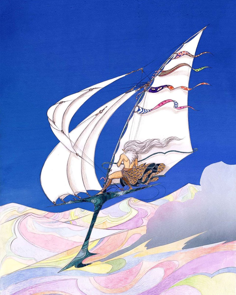 Youka3000's tweet photo. Gliding on the opaline waves 🌊 https://t.co/q3dyGHVHDG