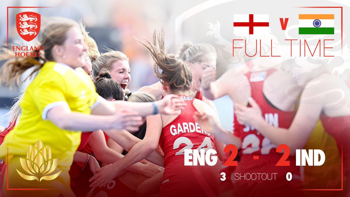 EnglandHockey's tweet photo. 🔥 What a finish from the England Squad as they take home the Bronze 🥉 after a 3-0 win in the shootout.

Congratulations to @maddie_axford for being player of the match 🤩 and an insane final goal 🤯

#RisingStars #JWC2021 

📱 https://t.co/4RJ1fU6rca https://t.co/dIrtJxrQZc