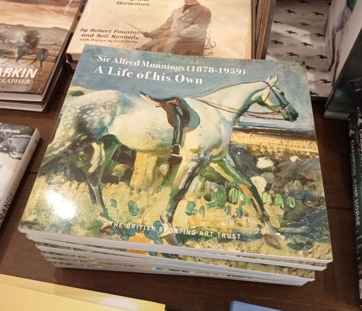 BSATrust's tweet image. A foretaste of what's to come. The Catalogue for Sir Alfred Munnings (1878 -1959) : A Life of his Own, has arrived. It is now for sale from our online shop or in the shop @NHRMuseum or @osborne_studio   bsat.co.uk/products/more?… #Munnings