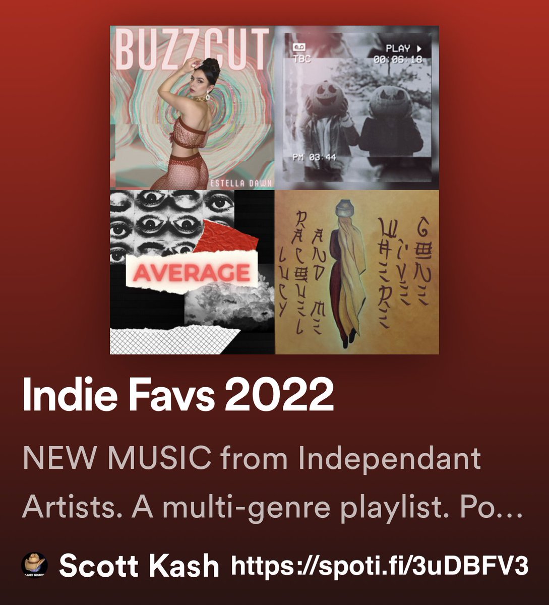 Here’s the updated #IndieFavs playlist of 2022 Lots of great new music from these awesome artists
<a href="/mariannesongs/">Marianne Michaels</a>
<a href="/TheWhythouse/">The Whythouse</a> 
<a href="/AndyPenkow/">Andy Penkow</a>
<a href="/TheJustImagines/">Tʜᴇ Jᴜꜱᴛ Iᴍᴀɢɪɴᴇꜱ🎶 🆕️ PEACE LOVE & HARMONY☮️💟☯️</a>
<a href="/South62Band/">South 62</a> 
<a href="/romance_radio/">Radio Romance</a>
<a href="/HurricaneFall1/">Hurricane Fall</a>
+MORE

#SpotifyLink
spoti.fi/3uDBFV3

#NewMusicReleases #IndieMusic