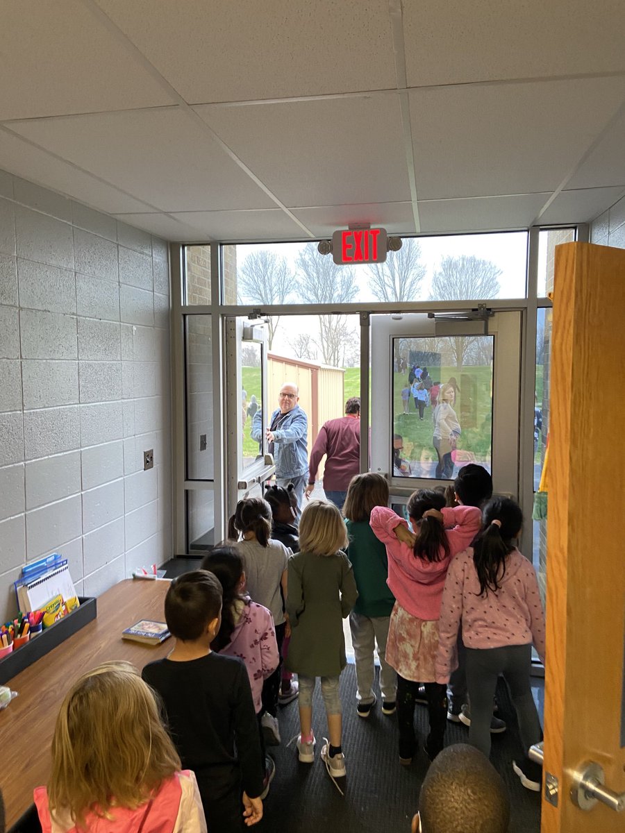 Tornado drill followed by fire drill, we did great! #togetherweshine